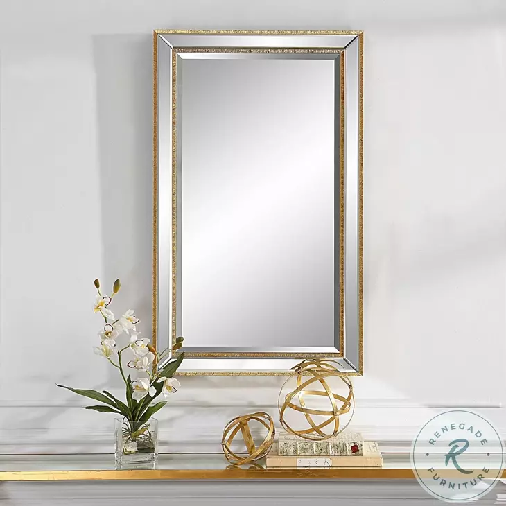 W00553 Gold Mirror