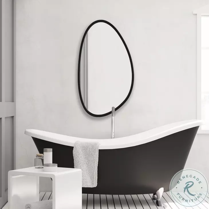 W00557 Matte Black Mirror