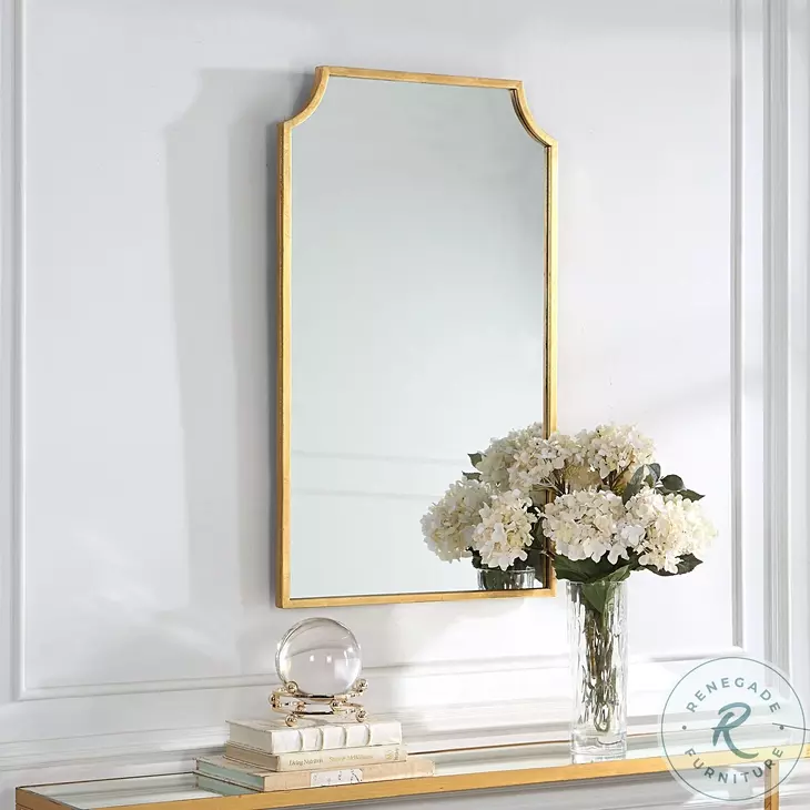 W00558 Gold Leaf Mirror