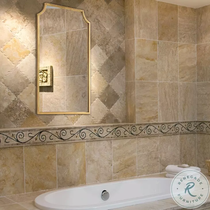 W00558 Gold Leaf Mirror