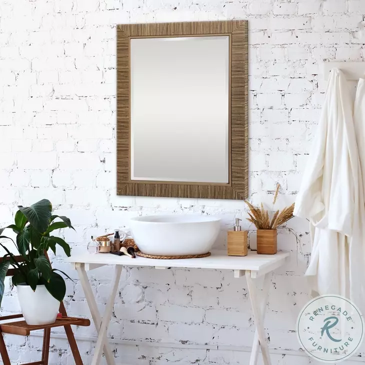 W-00561 Natural Brown Mirror