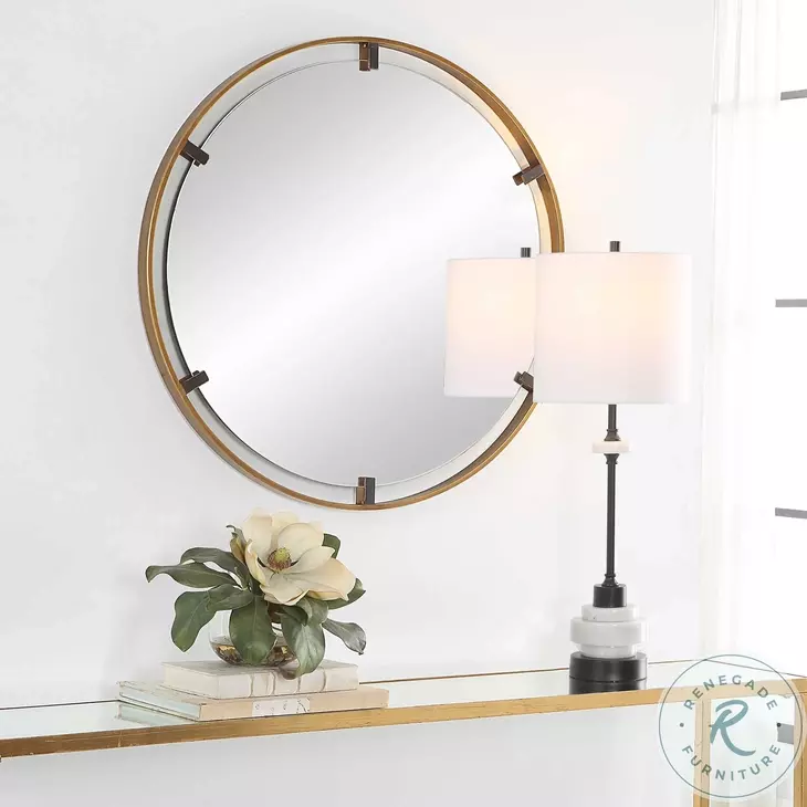 W00570 Gold Mirror