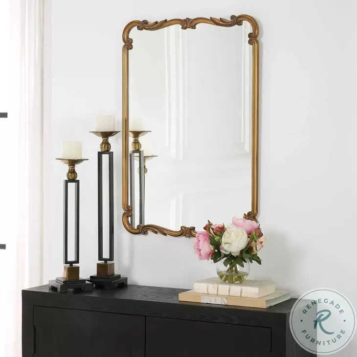 W00579 Antique Gold Mirror