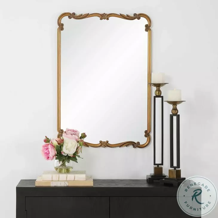 W00579 Antique Gold Mirror