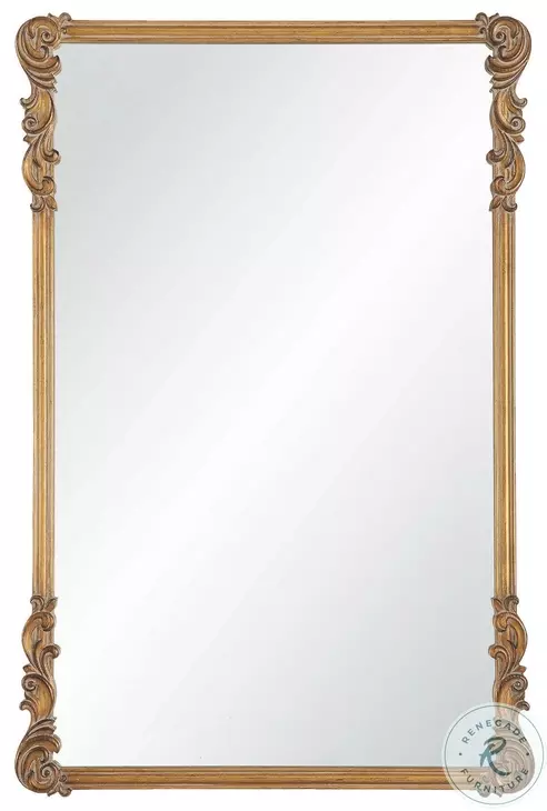 W-00580 Antique Gold Mirror