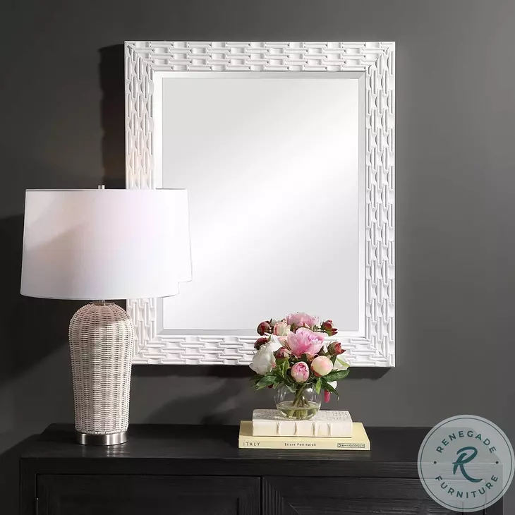 W-00600 Soft White Mirror