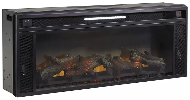 Entertainment Accessories Black Fireplace Insert