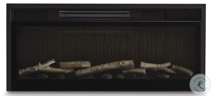 Entertainment Accessories Black 33" Fireplace Insert