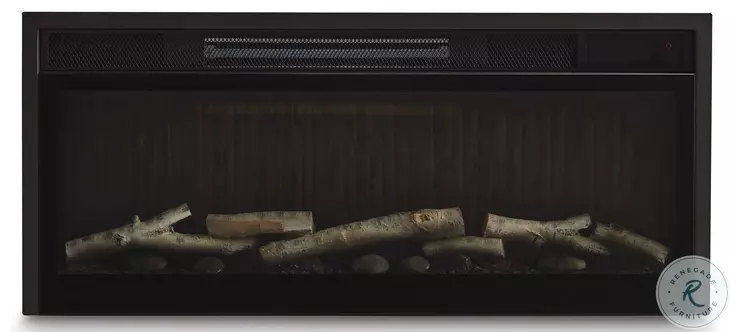 Entertainment Accessories Black 33" Fireplace Insert