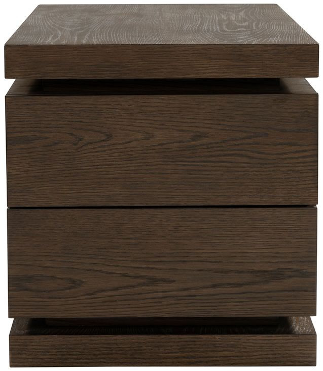 Athens Chocolate Brown Rectangular Occasional Table Set with Casters