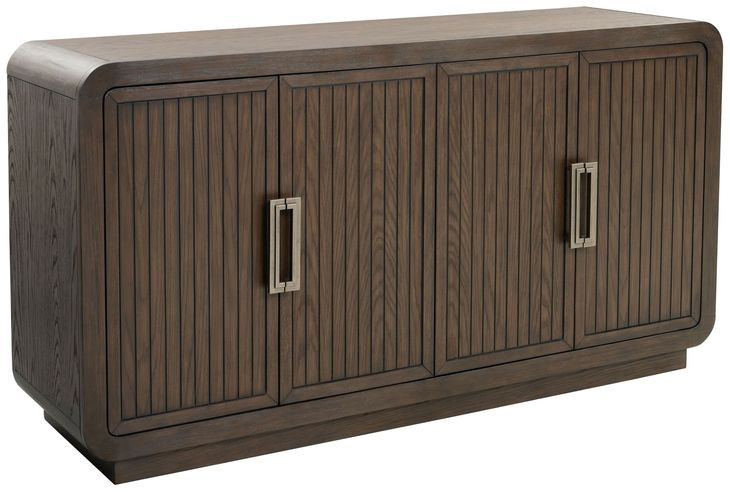 Athens Chocolate Brown 4 Door Buffet