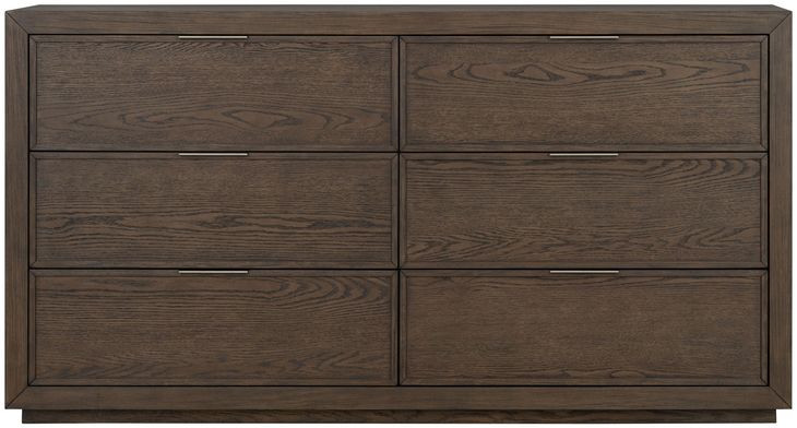Athens Chocolate Brown 6 Drawer Dresser