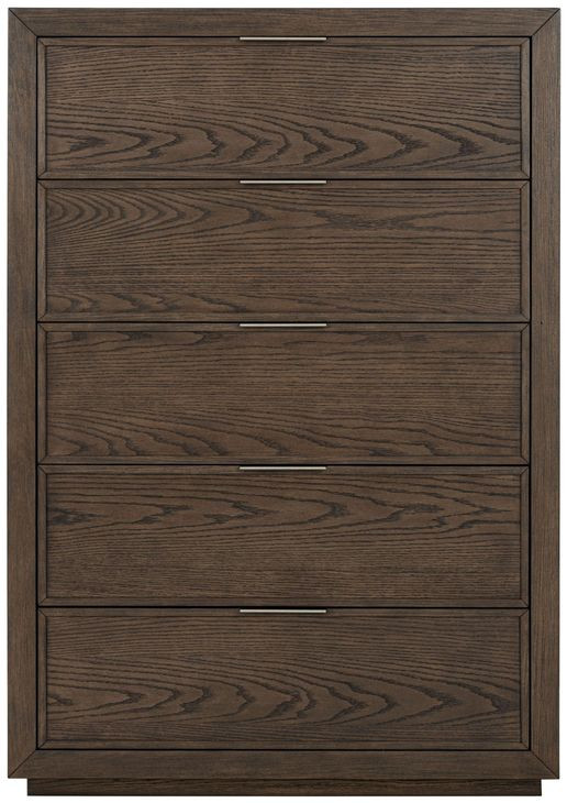 Athens Chocolate Brown 5 Drawer Chest