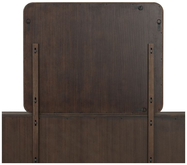 Athens Chocolate Brown Rectangular Wall Mirror
