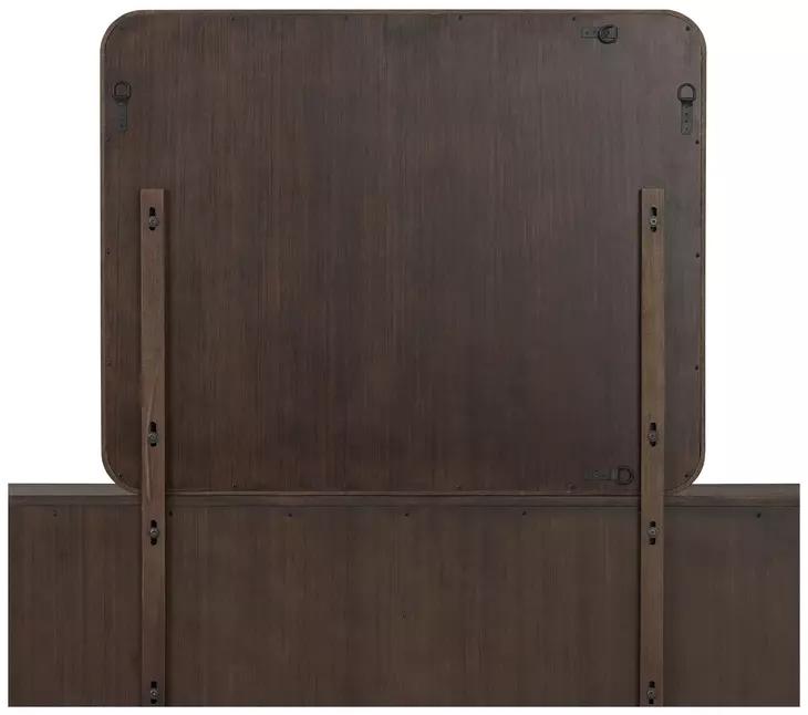 Athens Chocolate Brown Rectangular Wall Mirror