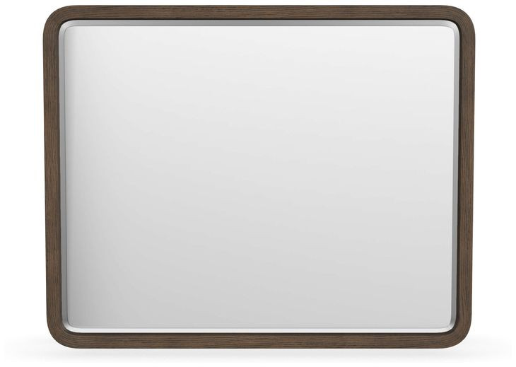 Athens Chocolate Brown Rectangular Wall Mirror