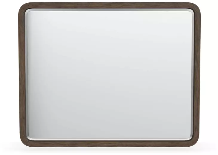 Athens Chocolate Brown Rectangular Wall Mirror