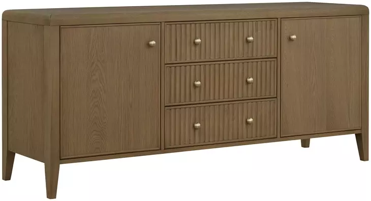 Reed Driftwood 76" TV Stand with USB Charging