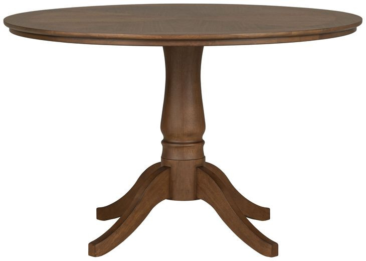 Azalea Walnut 48" Round Dining Table