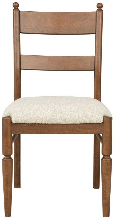 Azalea Oatmeal Performance Fabric Upholstered Dining Chair Set of 2