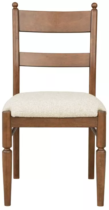 Azalea Oatmeal Performance Fabric Upholstered Dining Chair Set of 2