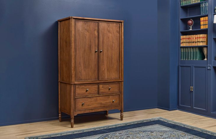 Azalea Walnut 2 Door Armoire