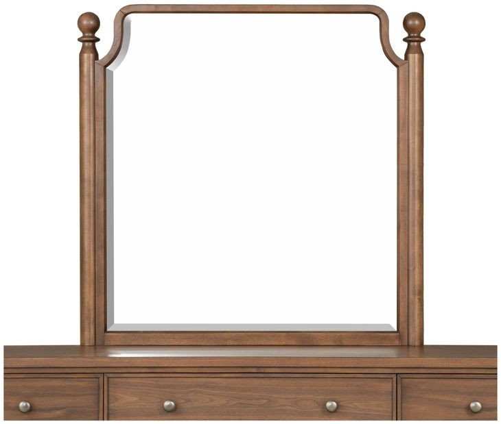 Azalea Walnut Rectangular Dresser Mirror