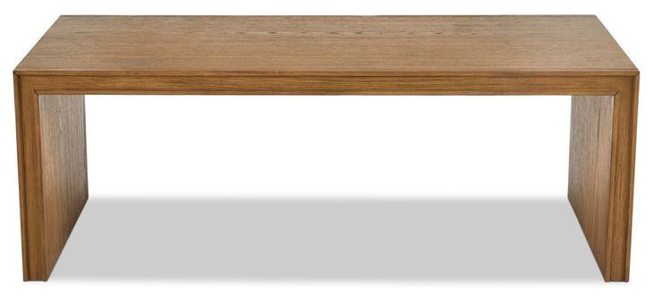 Waterfall Brown Rectangular Coffee Table