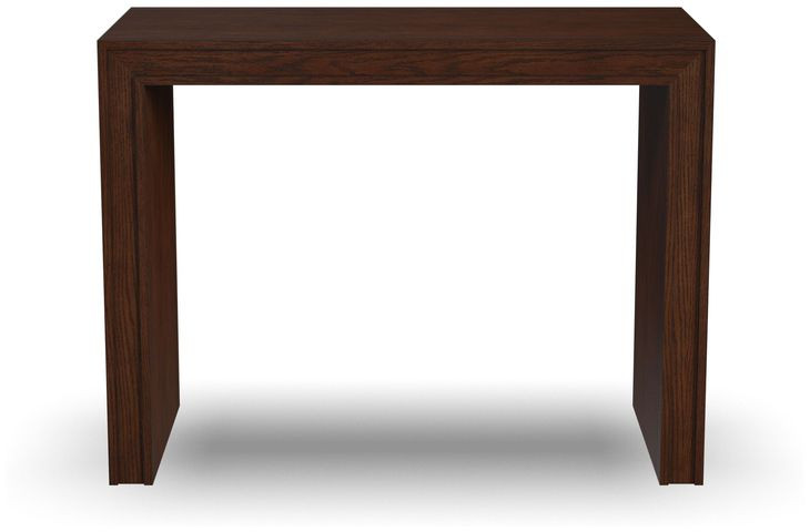 Waterfall Dark Brown Rectangular Accent Table