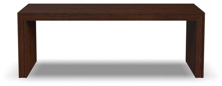 Waterfall Dark Brown Rectangular Coffee Table