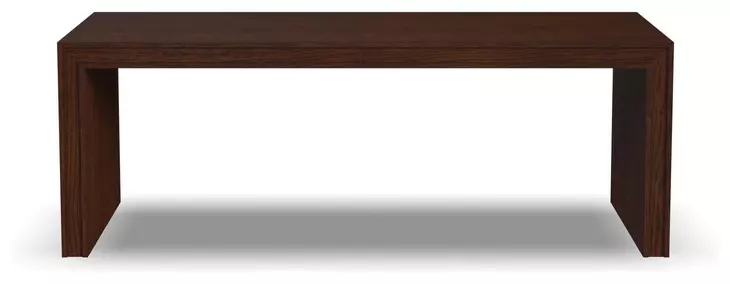 Waterfall Dark Brown Rectangular Coffee Table