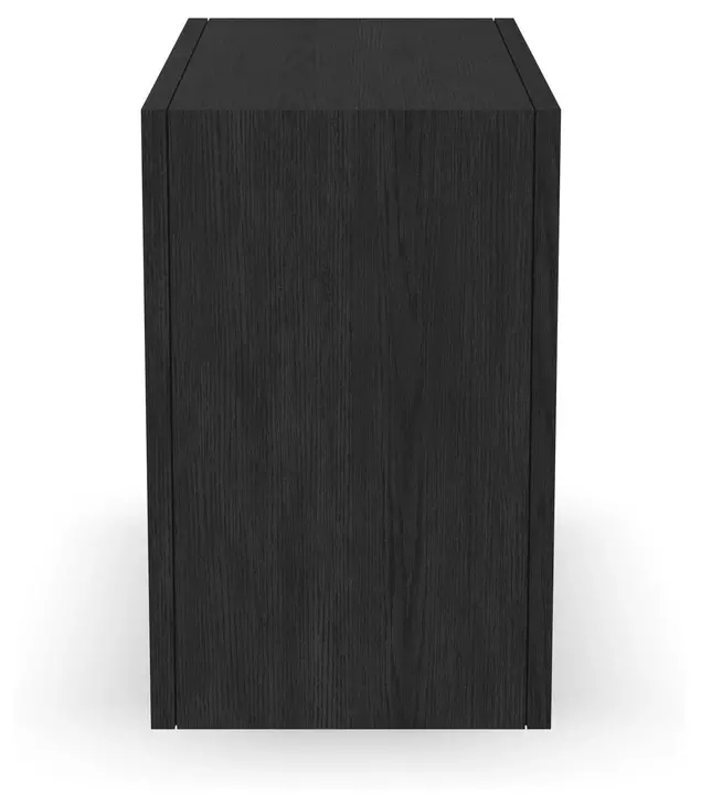 Waterfall Deep Ebony Rectangular Occasional Table Set with Casters