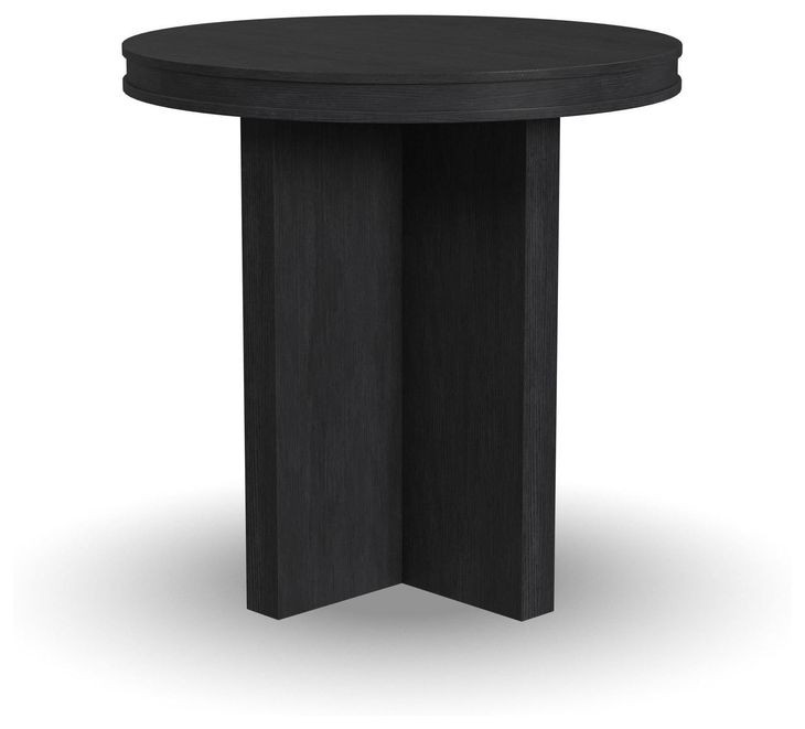 Waterfall Deep Ebony Round End Table