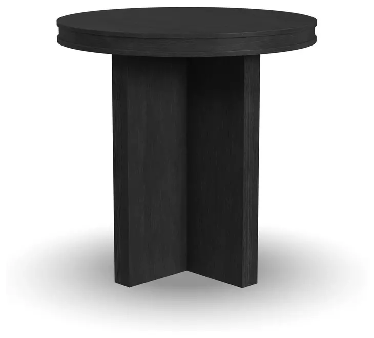 Waterfall Deep Ebony Round End Table