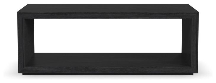 Waterfall Deep Ebony Rectangular Occasional Table Set with Casters