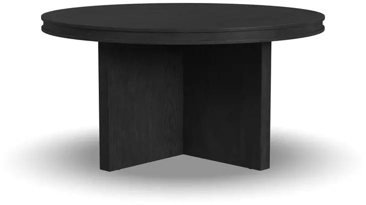 Waterfall Deep Ebony Round Coffee Table