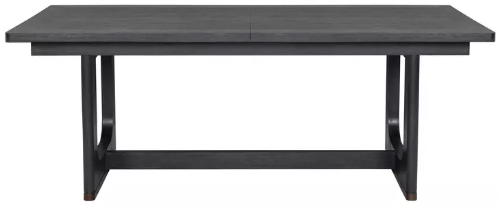 Waterfall Deep Ebony 100" Extendable Rectangular Dining Table