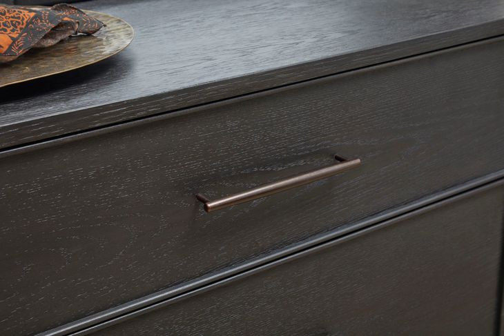 Waterfall Deep Ebony and Dark Brown 6 Drawer Dresser