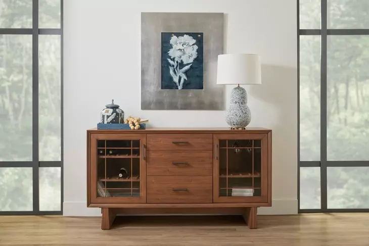 Lincoln Walnut 2 Door Buffet