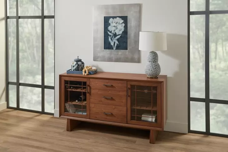 Lincoln Walnut 2 Door Buffet