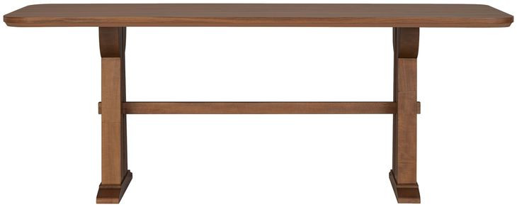 Lincoln Walnut 84" Rectangular Dining Table
