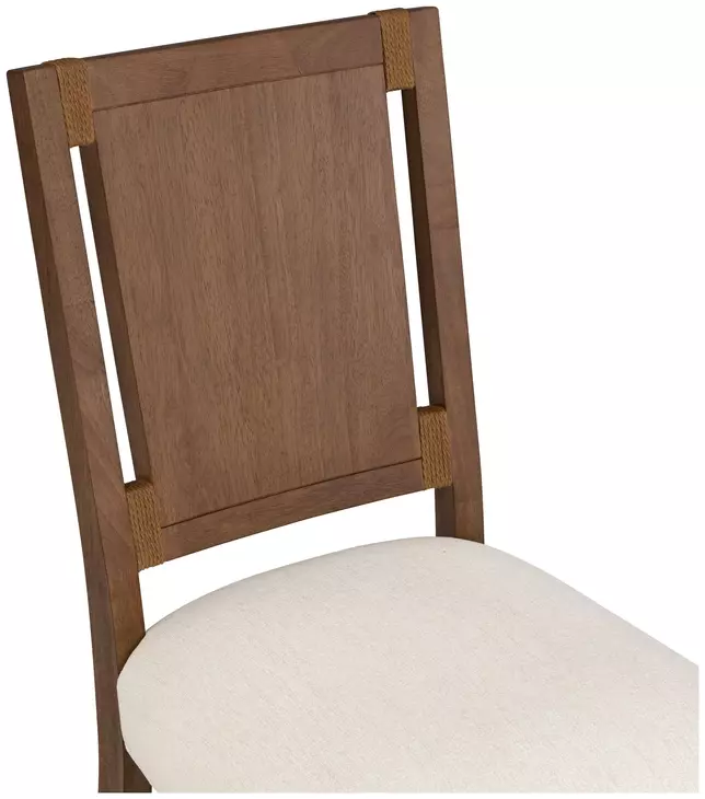 Lincoln Cream Performance Fabric Upholstered Dining Chair Set of 2