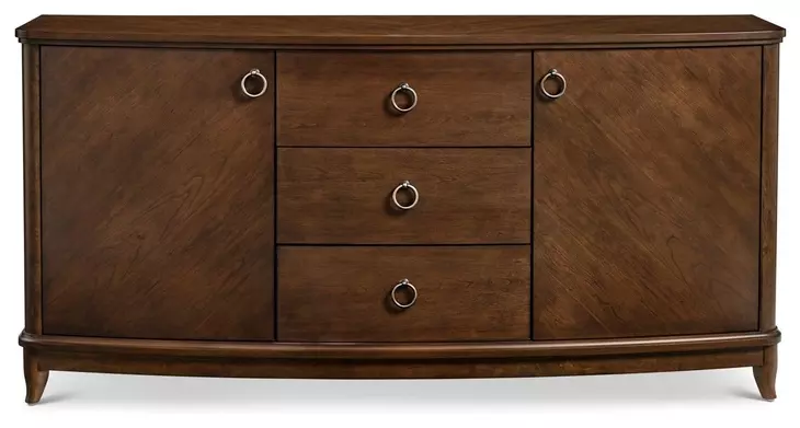 Bellevue Whiskey Brown 2 Door Sideboard with USB Charging