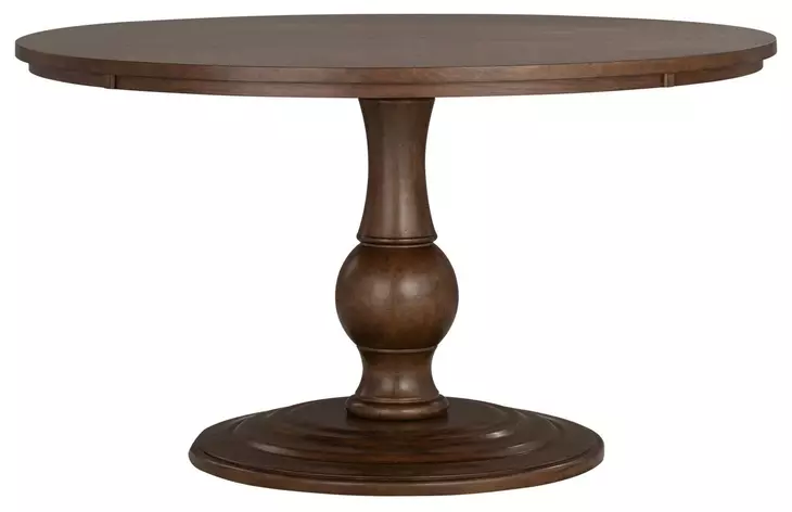 Bellevue Whiskey Brown 54" Round Dining Table