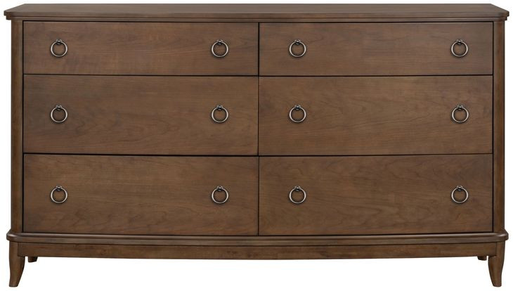 Bellevue Whiskey Brown 6 Drawer Dresser