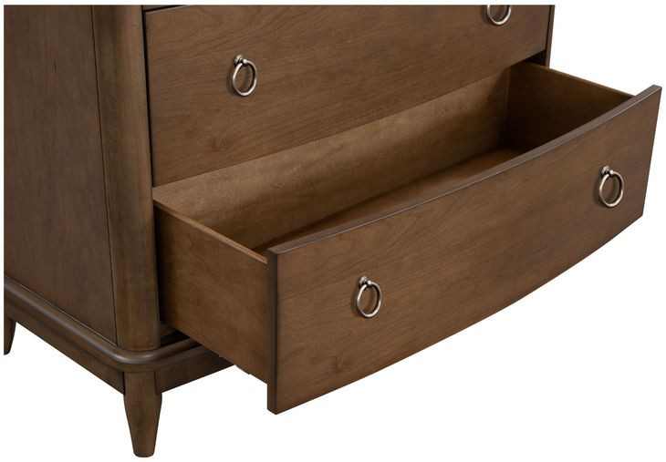 Bellevue Whiskey Brown 5 Drawer Chest