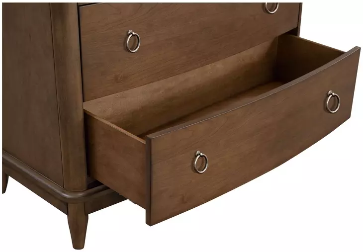 Bellevue Whiskey Brown 5 Drawer Chest