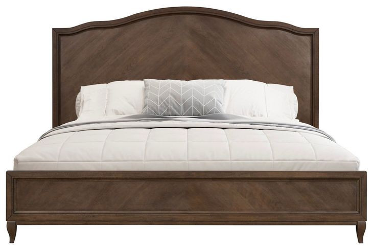 Bellevue Whiskey Brown King Platform Bed