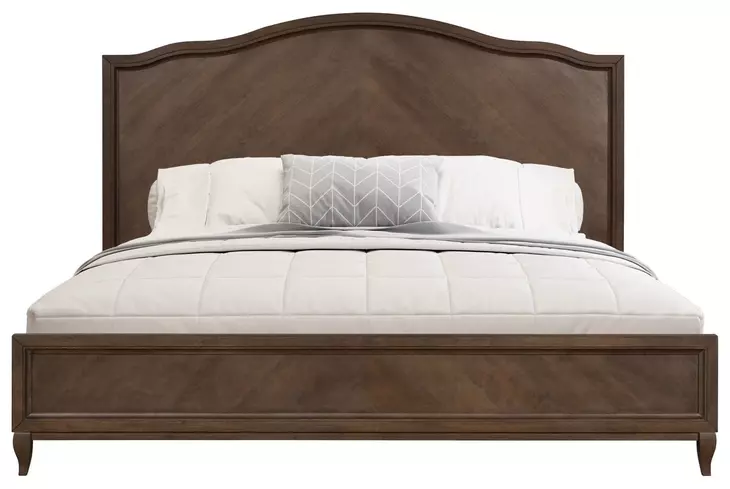 Bellevue Whiskey Brown King Platform Bed