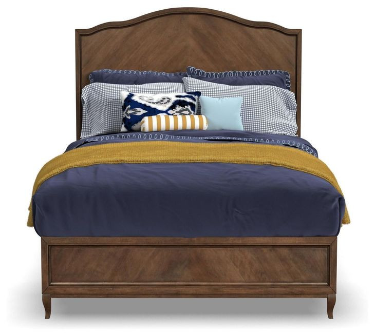 Bellevue Whiskey Brown Queen Platform Bed